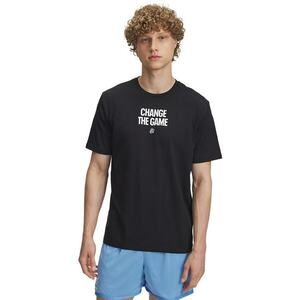 Tricou dun amestec de bumbac cu imprimeu text - pentru baschet Curry Playable imagine