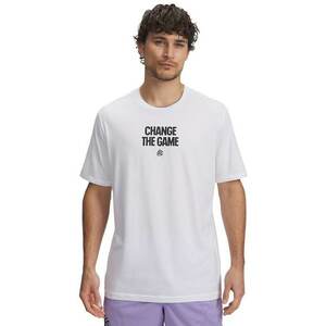 Tricou dun amestec de bumbac cu imprimeu text - pentru baschet Curry Playable imagine