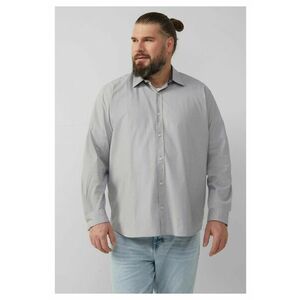 Big Sizes Camasa barbati big sizes - cu maneca lunga - Regular fit - Gri deschis imagine