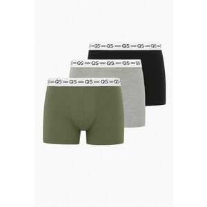 Q/S by s.Oliver Underwear barbati Set 3 perechi de boxeri - Verde pudrat imagine
