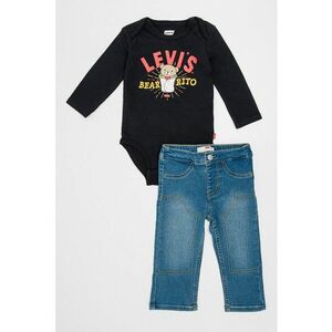 Set de body cu maneci lungi si blugi imagine