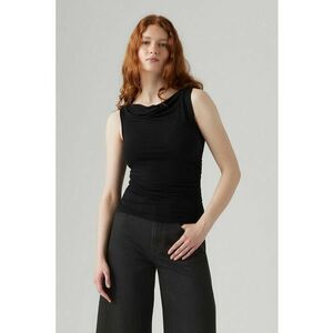 Top slim fit cu fronseuri imagine