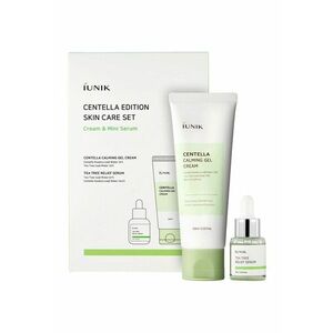 Set cu crema cu centella si ser cu arbore de ceai - 1x60 ml - 1x15 ml imagine