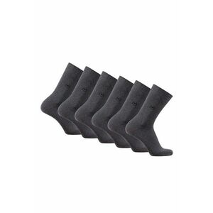 Set de sosete lungi cu detaliu logo - 6 perechi imagine