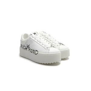 Pantofi sport cu talpă înaltă și logo tip graffiti imagine