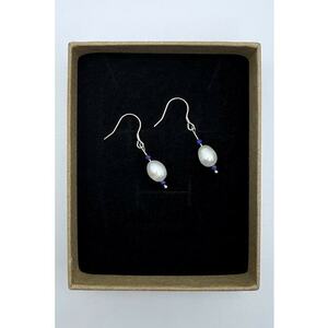 Cercei din argint veritabil cu perle de cultura imagine