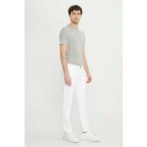 Blugi cu buzunare si talie medie imagine