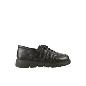 Pantofi casual - dama - KM 2583 negru - piele naturala imagine