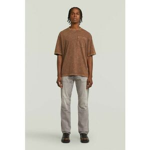 Tricou regular fit cu decolteu la baza gatului si buzunar pe piept imagine