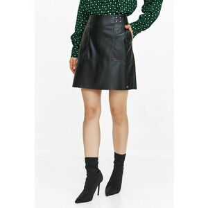 Fusta dreapta de piele ecologica imagine