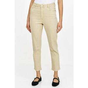 Blugi crop cu talie inalta imagine