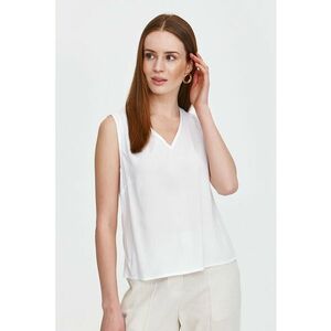 Top uni cu decolteu in V BLK0141 imagine