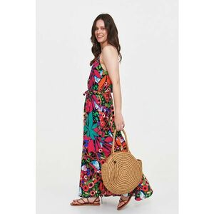 Rochie lunga cu imprimeu floral imagine