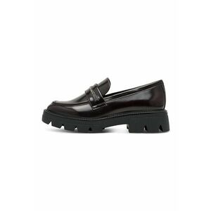 Pantofi loafer din piele ecologica cu aspect lacuit imagine