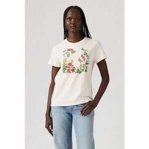 Tricou de bumbac cu decolteu la baza gatului imagine