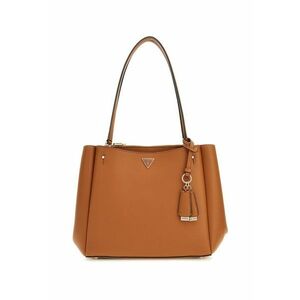 Geanta din piele ecologica cu bareta de umar si detaliu cu logo metalic imagine