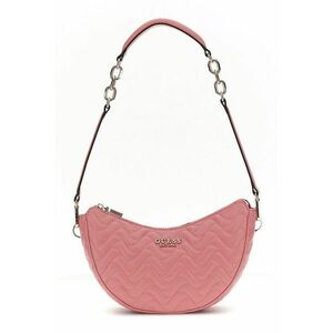 Geanta din piele ecologica cu bareta de umar si logo metalic imagine