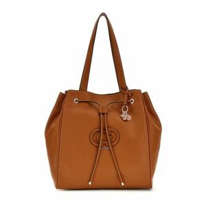 Geanta bucket de piele ecologica cu accesoriu logo imagine