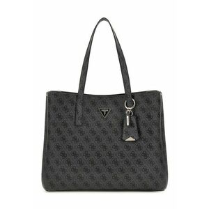 Geanta din piele ecologica cu bareta de umar si logo Meridian imagine