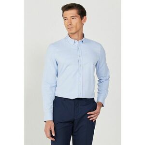 CAmasa slim fit din amestec de bumbac imagine