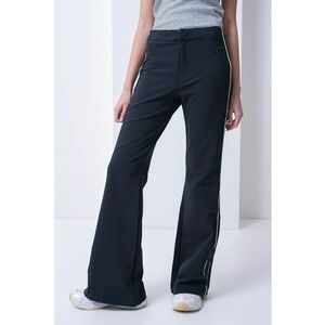 Pantaloni bootcut cu talie medie imagine