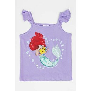 Top din amestec de bumbac cu imprimeu Disney Princess imagine