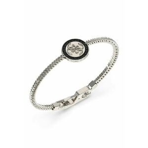 Bratara din otel inoxidabil cu logo si cristale imagine