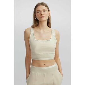 Top crop cu decolteu patrat imagine