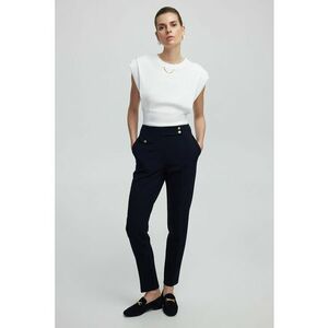 Pantaloni slim fit cu pensa imagine