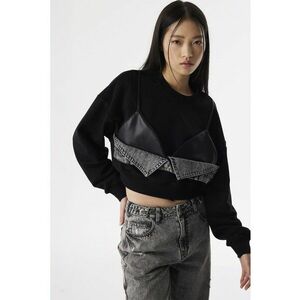 Bluza de trening din amestec de bumbac cu model 2 in 1 imagine