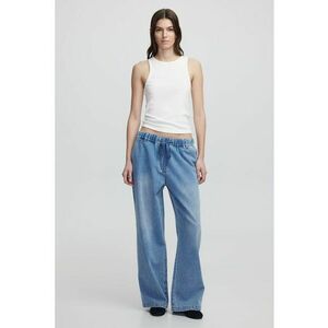 Blugi cu croiala ampla si snururi imagine