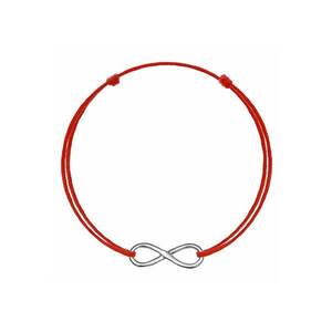 Bratara Kabbalah cu pandantiv din Argint 925 placat cu rodiu Infinit imagine