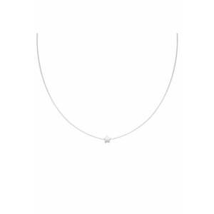 Colier silicon cu Argint 925 placat cu rodiu - Star imagine