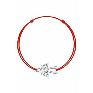 Bratara Kabbalah cu pandantiv din Argint 925 placat cu rodiu Angel imagine