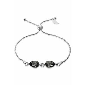 Bratara Argint 925 placat cu rodiu cu cristale Swarovski® Fancy Pear imagine