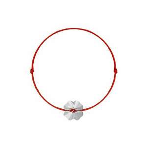 Bratara Kabbalah cu Cristal Swarovski® Trifoi 8mm imagine