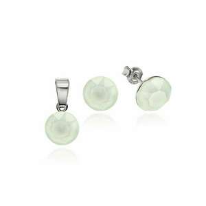 Set Argint 925 placat cu rodiu cu cristale Swarovski® 8mm imagine