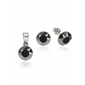 Set Argint 925 placat cu rodiu cu cristale Swarovski® 8mm imagine