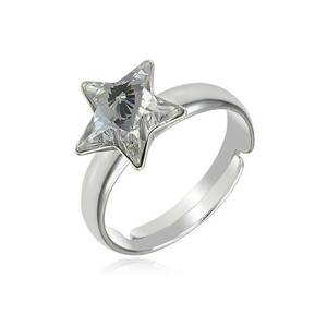 Inel Argint 925 placat cu rodiu cu cristale Swarovski Swarovski® Star - 10mm - imagine