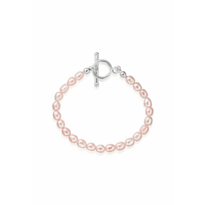 Bratara argint 925 cu perle naturale 6.5mm - inchizatoare toggle imagine