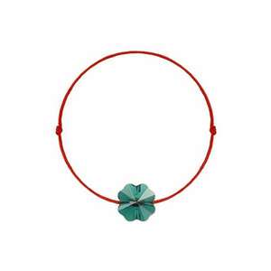 Bratara Kabbalah cu Cristal Swarovski® Trifoi 8mm imagine