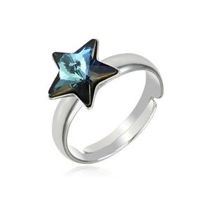 Inel Argint 925 placat cu rodiu cu cristale Swarovski Swarovski® Star - 10mm - imagine