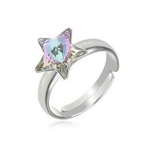 Inel Argint 925 placat cu rodiu cu cristale Swarovski Swarovski® Star - 10mm - imagine