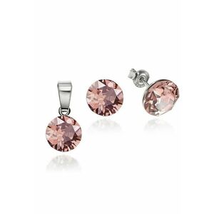 Set Argint 925 placat cu rodiu cu cristale Swarovski® 8mm imagine