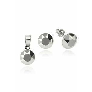 Set Argint 925 placat cu rodiu cu cristale Swarovski® 8mm imagine