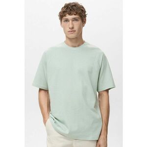 Tricou relaxed fit din in si bumbac imagine