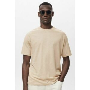 Tricou relaxed fit din in si bumbac imagine