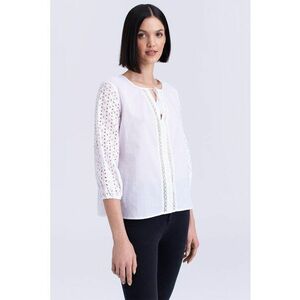 Bluza cu maneci 3/4 si guler tunica imagine