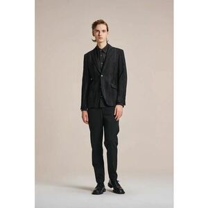 Sacou regular fit cu buzunare frontale imagine