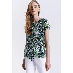 Bluza cu snur la terminatie si maneci scurte imagine